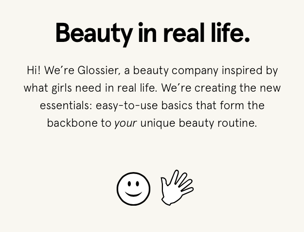 glossier